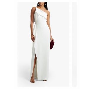 Halston Heritage white gown